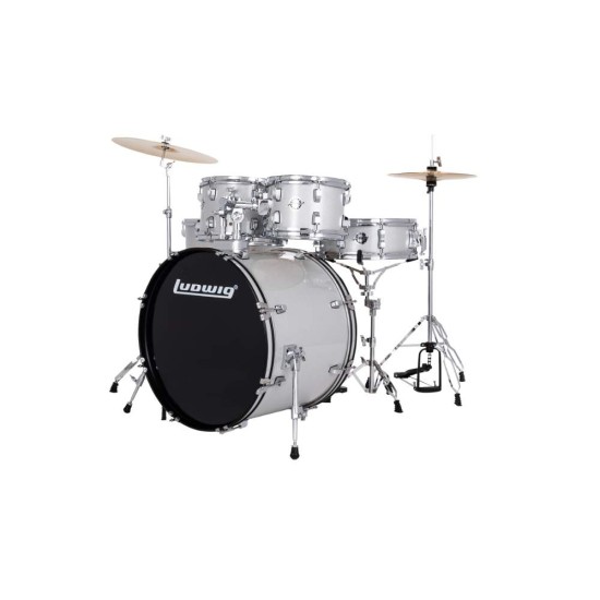 Ludwig Accent Fuse Silver Sparkle Akustik Davul Seti Ludwig Accent Fuse Silver Sparkle Akustik Davul Seti