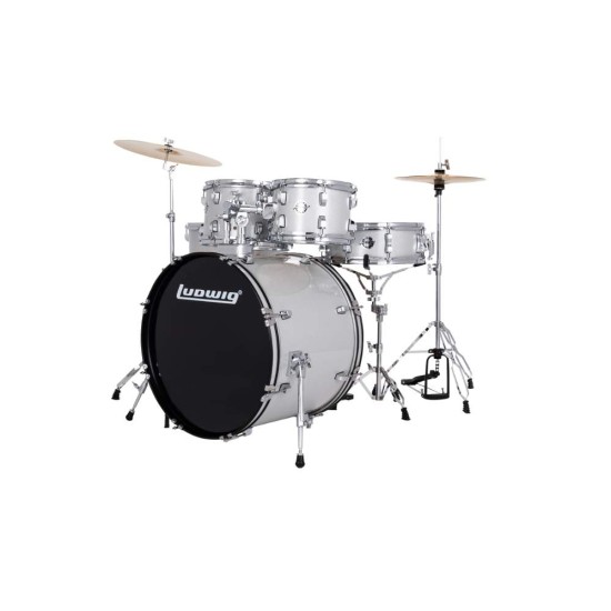 Ludwig Accent Fuse Silver Sparkle Akustik Davul Seti