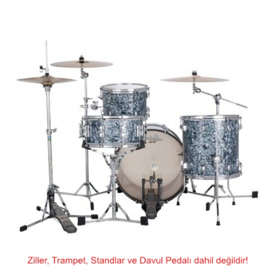 Ludwig Neusonic Downbeat Steel Blue Pearl Davul Shell Set Ludwig Neusonic Downbeat Steel Blue Pearl Davul Shell Set