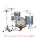 Ludwig Neusonic Downbeat Steel Blue Pearl Davul Shell Set Ludwig Neusonic Downbeat Steel Blue Pearl Davul Shell Set