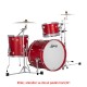 Ludwig Neusonic Downbeat Diablo Red Davul Shell Set Ludwig Neusonic Downbeat Diablo Red Davul Shell Set