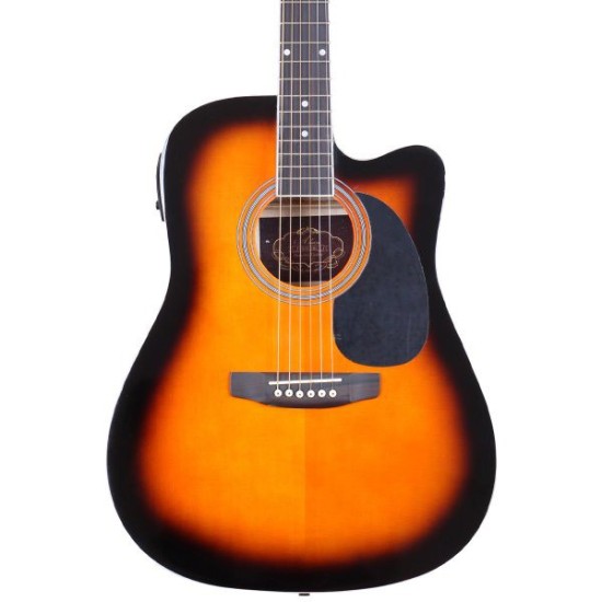 Almira F650N-SBC Sunburst Elektro Akustik Gitar