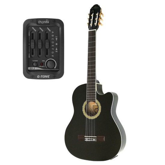 Almira MG917CE-BK Siyah Elektro Klasik Gitar Almira MG917CE-BK Siyah Elektro Klasik Gitar