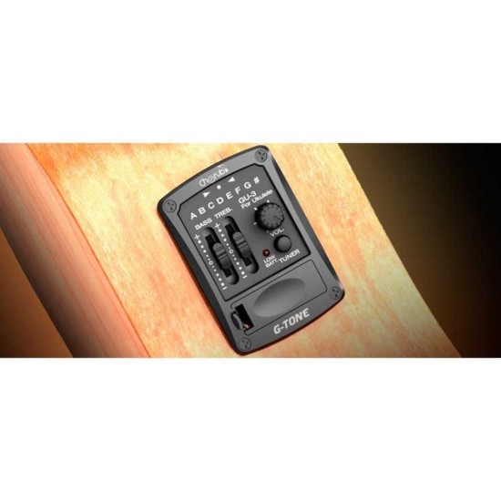 Cherub GU-3 Ukulele Preamfi + Eşik Altı EQ Cherub GU-3 Ukulele Preamfi + Eşik Altı EQ