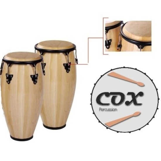 Cox Conga Set (11.75 - 12.5) Natural Cox Conga Set (11.75 - 12.5) Natural