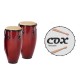 Cox Conga Set (11.75 - 12.5) Wine Red
