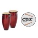 Cox Conga Set (11.75 - 12.5) Wine Red Cox Conga Set (11.75 - 12.5) Wine Red
