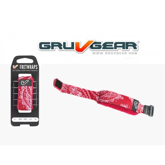 Gruv Gear FretWrap - Kırmızı Bandana - Large Gruv Gear FretWrap - Kırmızı Bandana - Large
