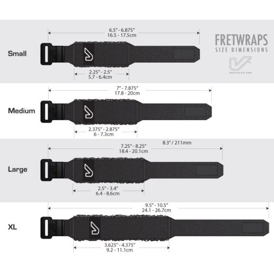Gruv Gear FretWrap - Yeşil - Medium Gruv Gear FretWrap - Yeşil - Medium