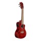 Lanikai QM-RDCEC Quilted Maple Concert Elektro Ukulele Lanikai QM-RDCEC Quilted Maple Concert Elektro Ukulele