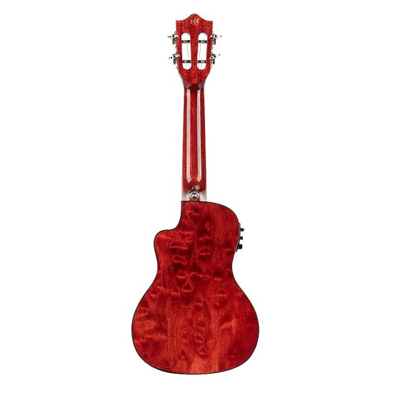 Lanikai QM-RDCEC Quilted Maple Concert Elektro Ukulele Lanikai QM-RDCEC Quilted Maple Concert Elektro Ukulele