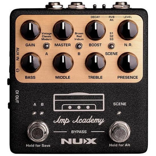 Nux Amp Academy Amfi Simülatör Pedalı