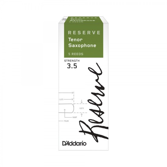 DAddario Woodwinds Reserve DKR0535 Tenor Saksafon Kamışı No:3.5 DAddario Woodwinds Reserve DKR0535 Tenor Saksafon Kamışı No:3.5