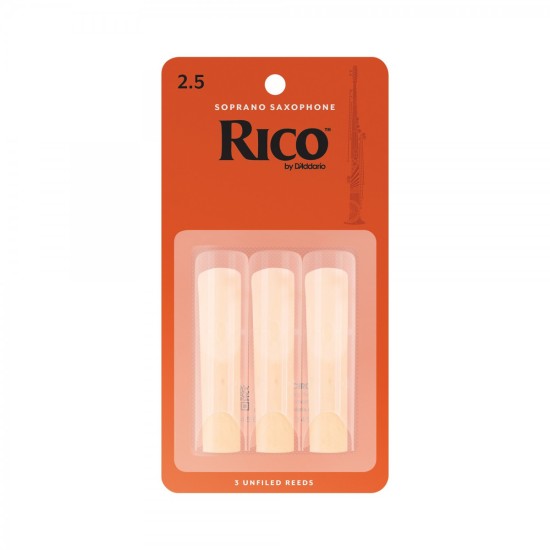 DAddario Woodwinds Rico RIA0325 Soprano Saksafon  Kamışı (3 lü) No:2.5