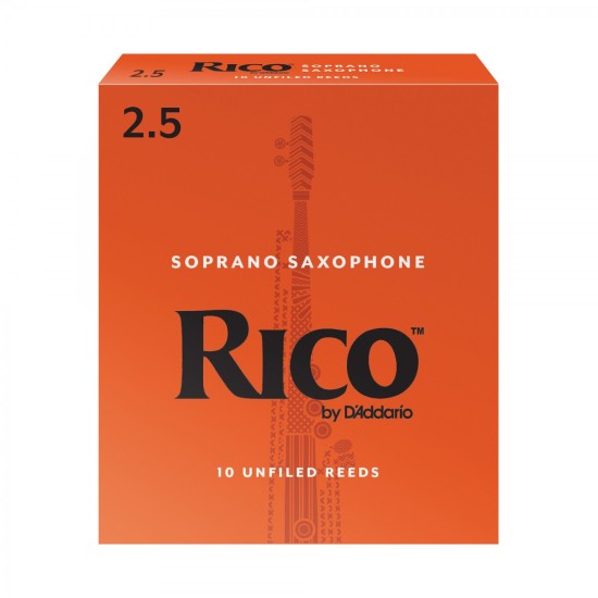 DAddario Woodwinds Rico RIA1025 Soprano Saksafon Kamışı No:2.5 DAddario Woodwinds Rico RIA1025 Soprano Saksafon Kamışı No:2.5