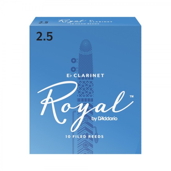 DAddario Woodwinds Royal RBB1025 Mib Klarnet Kamışı No:2.5 DAddario Woodwinds Royal RBB1025 Mib Klarnet Kamışı No:2.5
