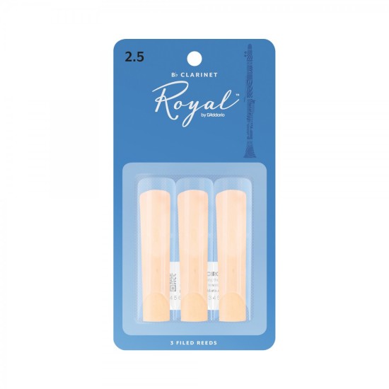 DAddario Woodwinds Royal RCB0325 Sib Klarnet Kamışı (3 lü) No:2.5 DAddario Woodwinds Royal RCB0325 Sib Klarnet Kamışı (3 lü) No:2.5
