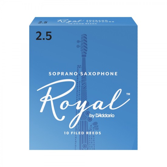 DAddario Woodwinds Royal RIB1025 Soprano Saksafon Kamışı No:2.5 DAddario Woodwinds Royal RIB1025 Soprano Saksafon Kamışı No:2.5