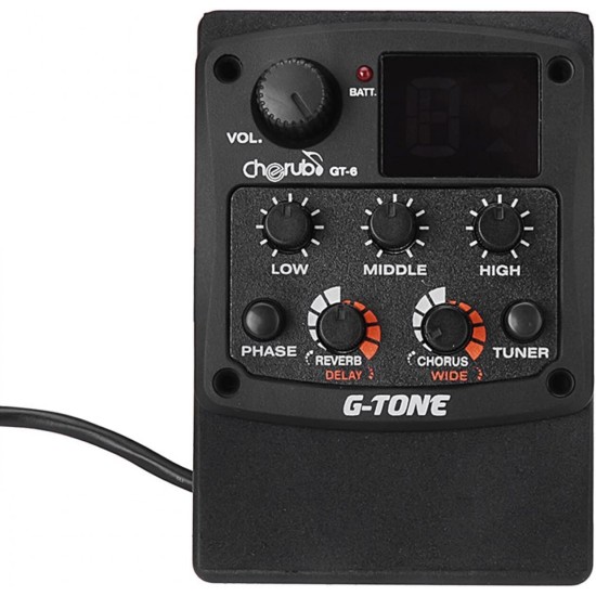 Cherub GT-6 Akustik Gitar Preamfi ve Tuner Cherub GT-6 Akustik Gitar Preamfi ve Tuner