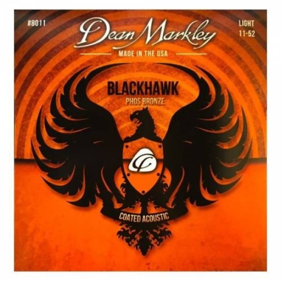 Dean Markley 8011 Blackhawk 11-52 Phosphor Akustik Gitar Tel Seti