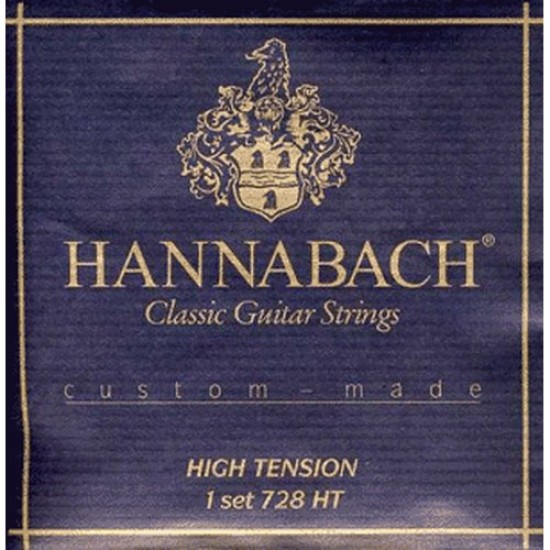 Hannabach 7288HT Custom Made High Tension Klasik Gitar Teli (3lü Treble Set