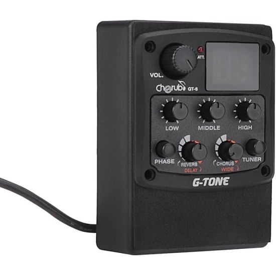 Cherub GT-6 Akustik Gitar Preamfi ve Tuner Cherub GT-6 Akustik Gitar Preamfi ve Tuner