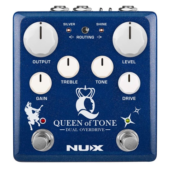 NUX NDO-6 Queen Of Tone Dual Overdrive Pedalı NUX NDO-6 Queen Of Tone Dual Overdrive Pedalı