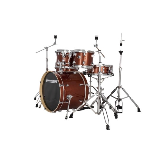 Ludwig Element Evolution LE520024 5 PC 20 Copper Sparkle Davul Seti