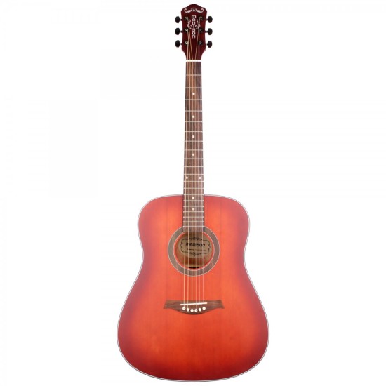 Madison MAG-41M-TRD Trans Red Akustik Gitar