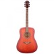 Madison MAG-41M-TRD Trans Red Akustik Gitar