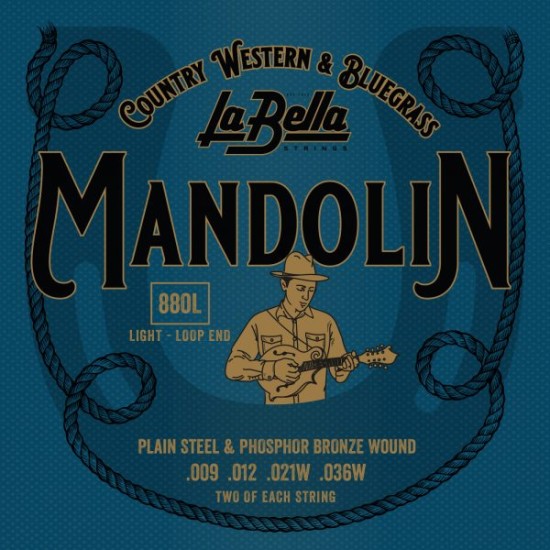 La Bella 880L Mandolin Teli
